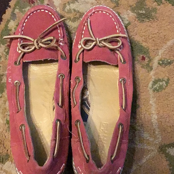 Sperry Shoes - Sperry red w heels spider top size 8 shoes